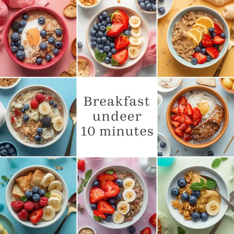15 Fast Breakfast Ideas Under 10 Minutes