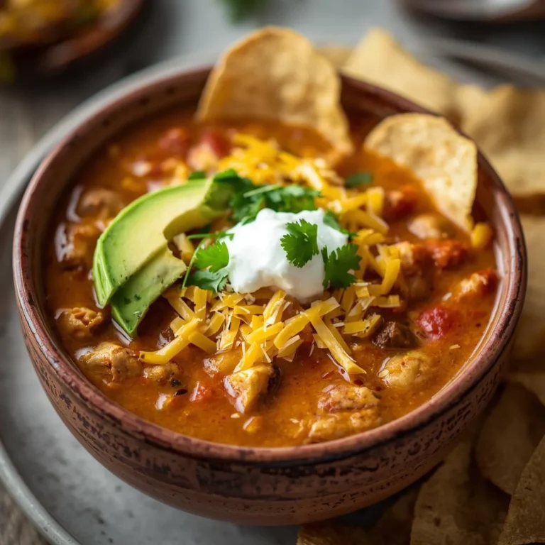 Creamy Chicken Enchilada Soup
