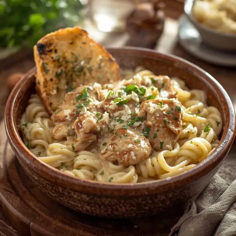 Creamy Garlic Parmesan Chicken Pasta (Easy 30-Minute Dinner!)