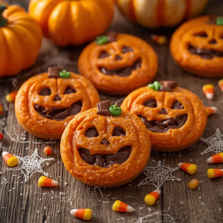 Halloween Cookie Recipes: Milk Chocolate Stuffed Jack-O’-Lantern Cookies