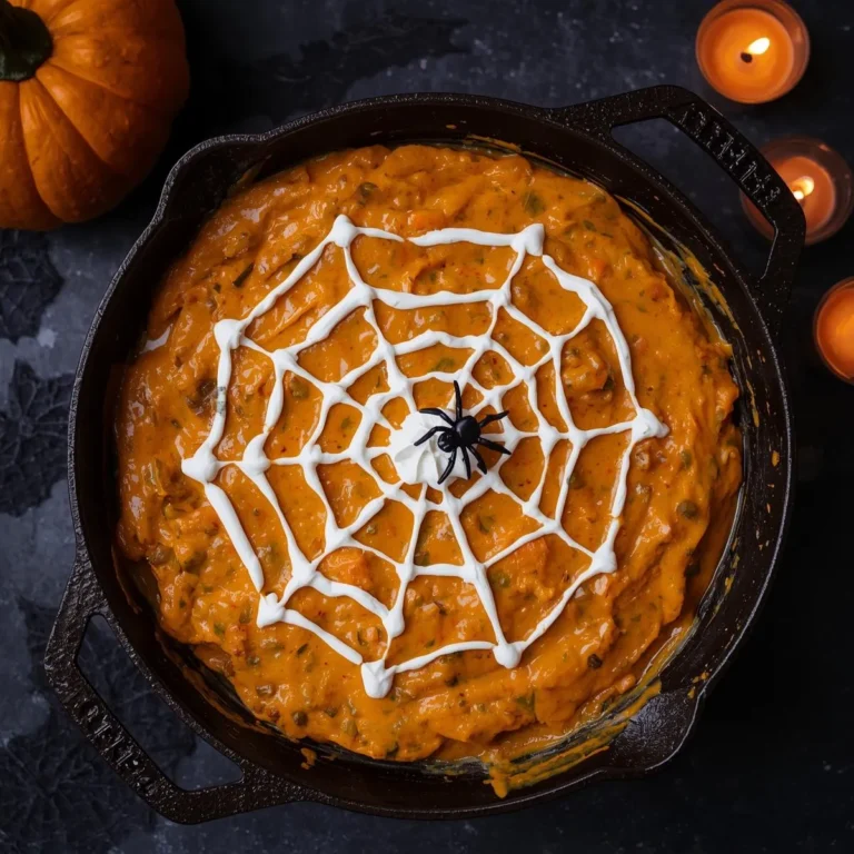 Spooky Halloween Buffalo Dip – Easy Dinner Party & Appetizer Idea