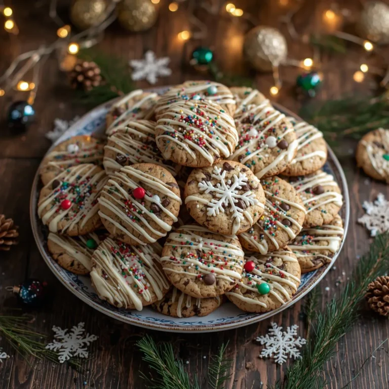 Winter Wonderland Chocolate Chip Christmas Cookies