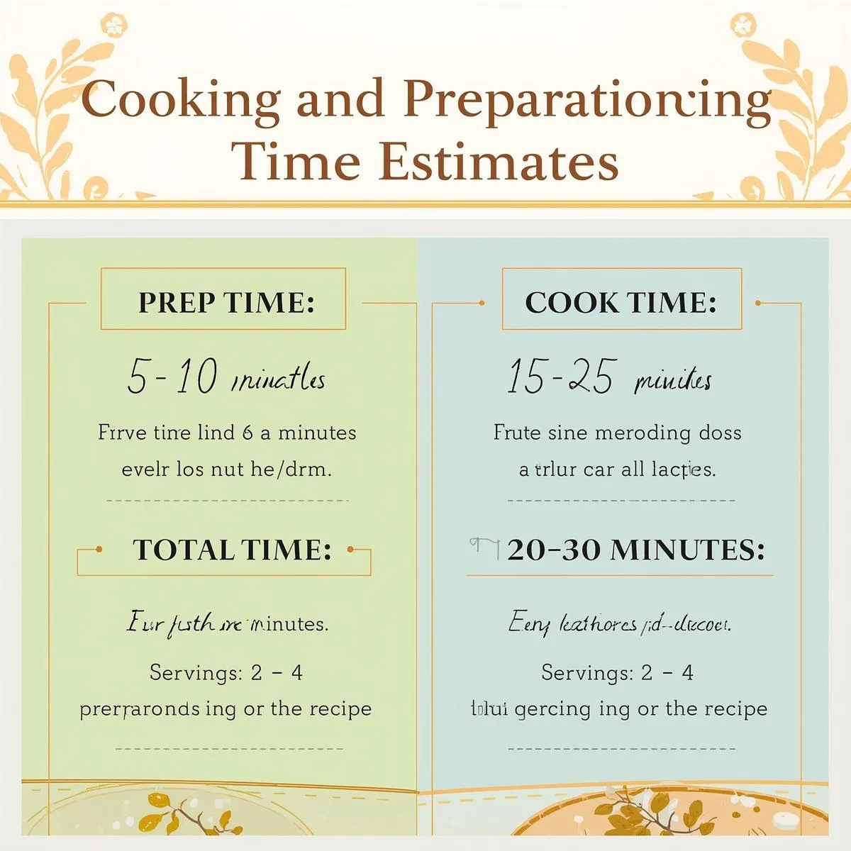 Cooking & Prep Information

Prep Time: 5–10 minutes

Cook Time: 15–25 minutes

Total Time: 20–30 minutes

Servings: 2–4 depending on the recipe