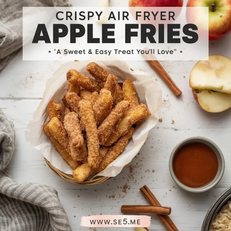 Crispy Air Fryer Apple Fries You’ll Love