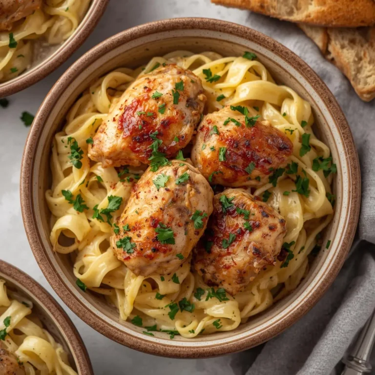 Chicken with Buttered Noodles – Simple, Cozy, and Comforting Dinner