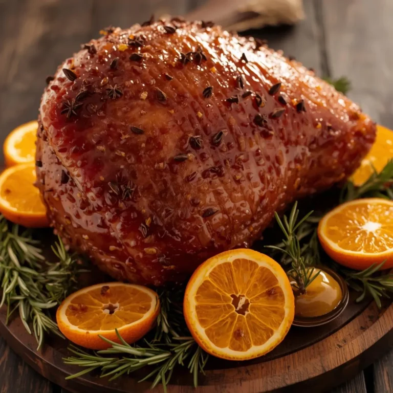 Brown-Sugar Bourbon Glazed Ham