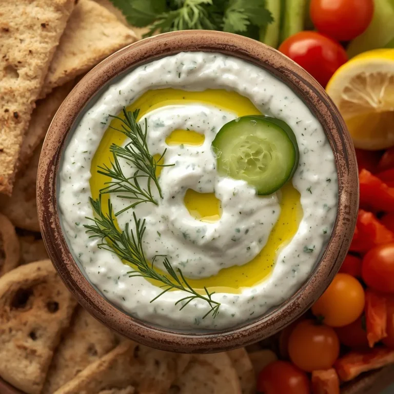 Easy 5-Minute Tzatziki Sauce with Greek Yogurt