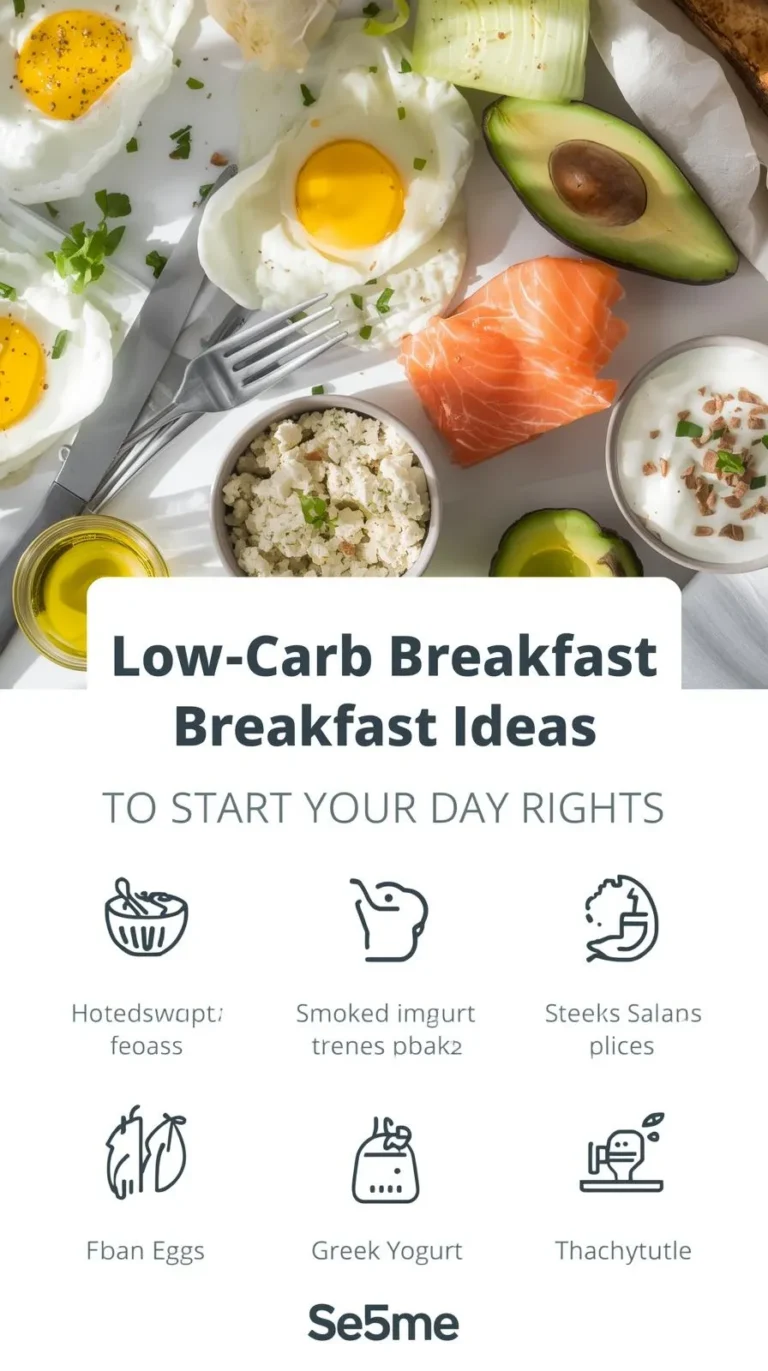 Low-Carb Breakfast Ideas to Start Your Day Right