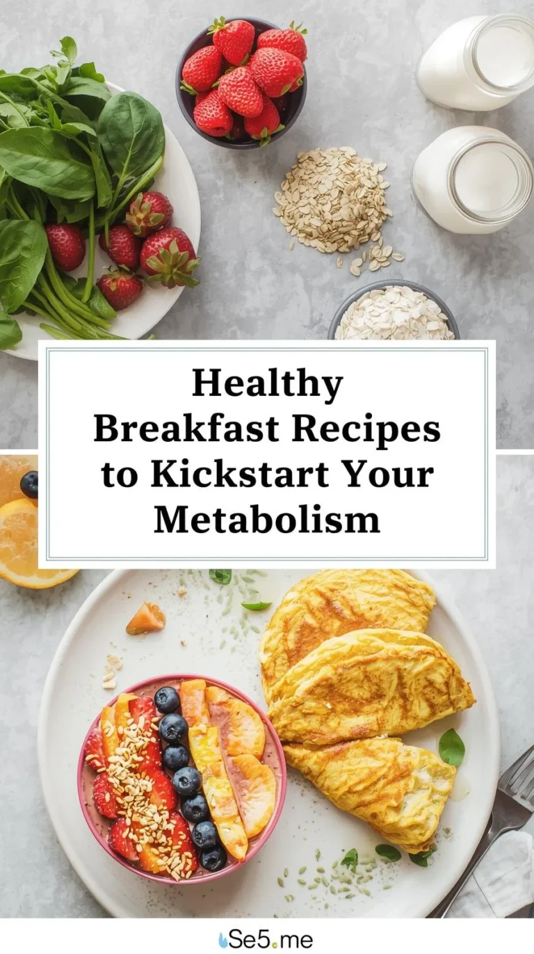 Healthy Breakfast Recipes to Kickstart Your Metabolism