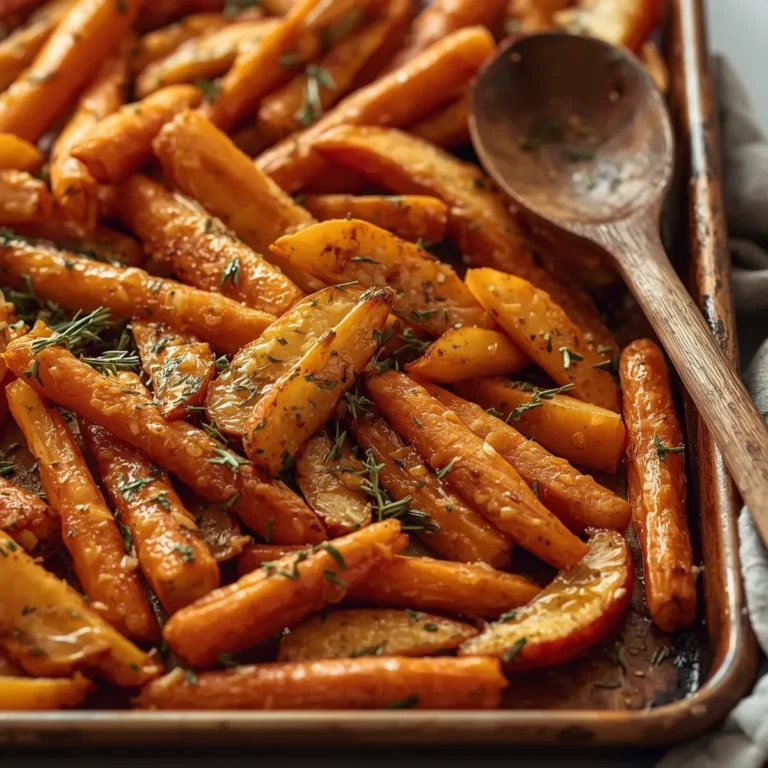 Autumn Bliss Maple Dijon Roasted Apples & Carrots