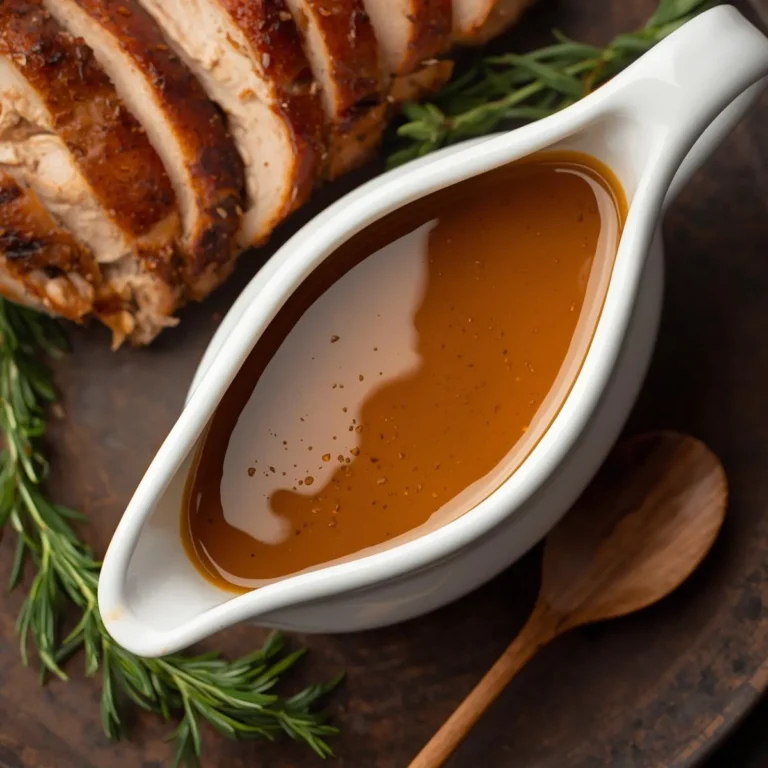 Miso-Infused Turkey Gravy