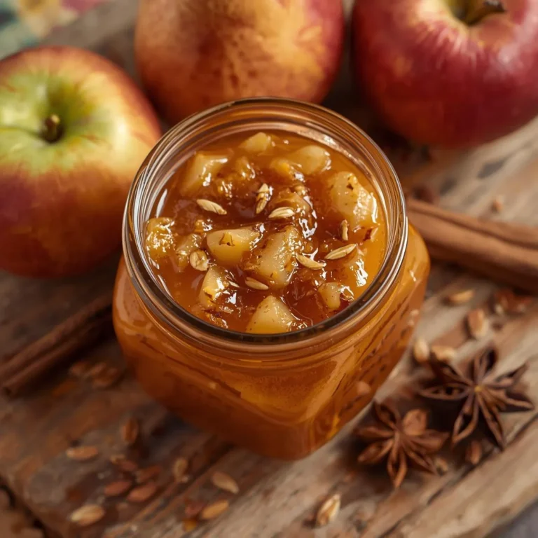 Apple-Pear Chutney with Cardamom