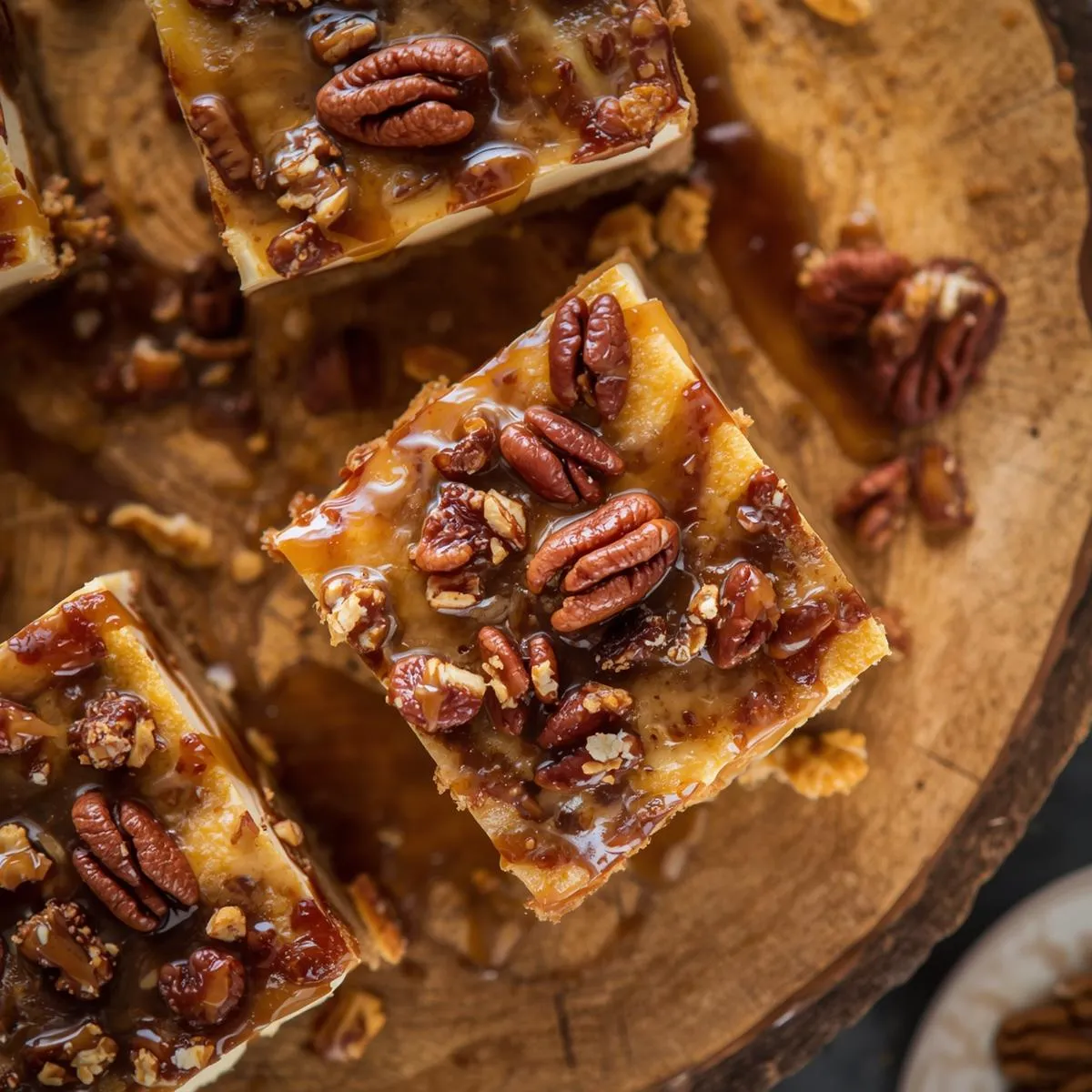 Pecan Pie Cheesecake Bars