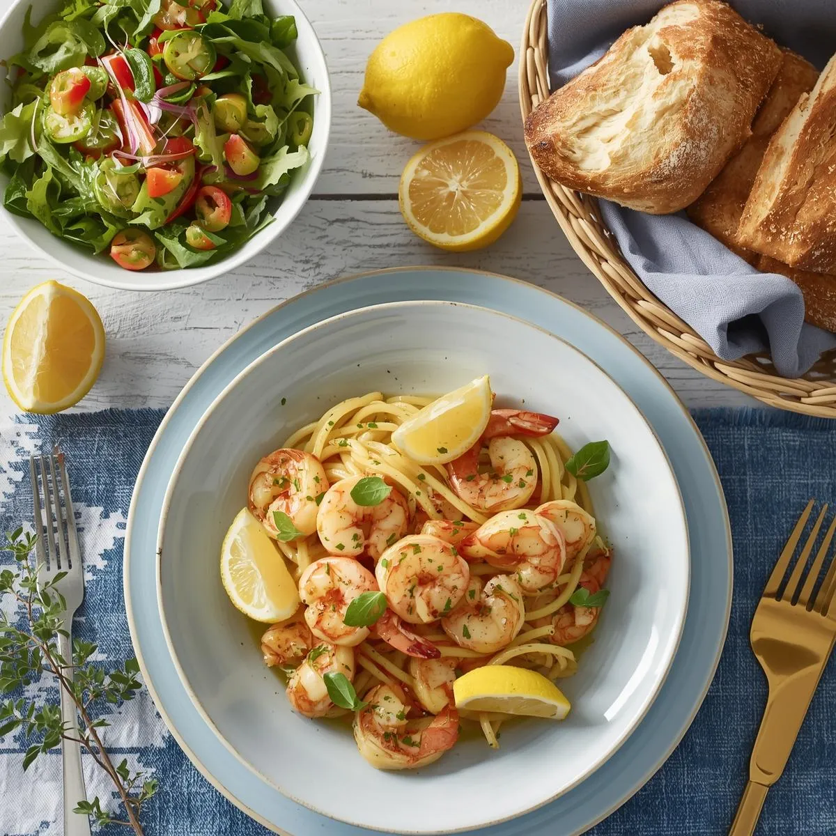 Garlic Butter Shrimp Pasta