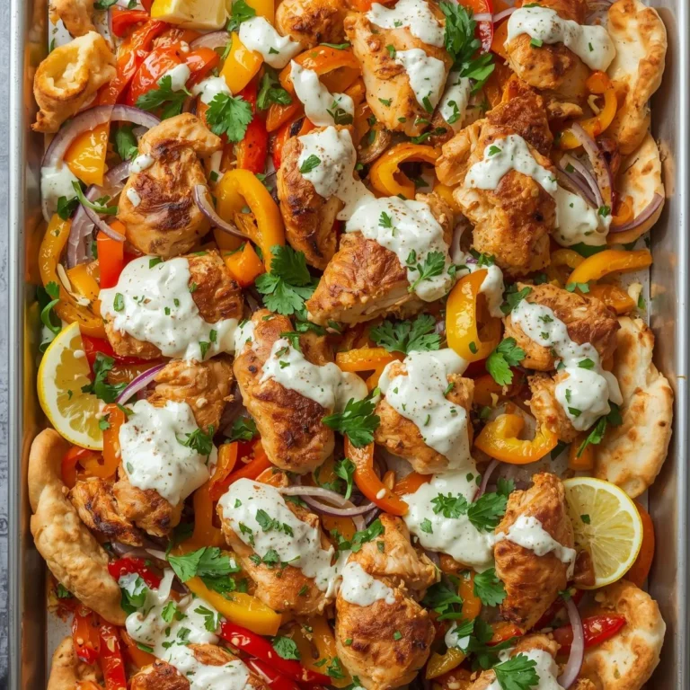 Sheet Pan Chicken Pitas with Herby Ranch