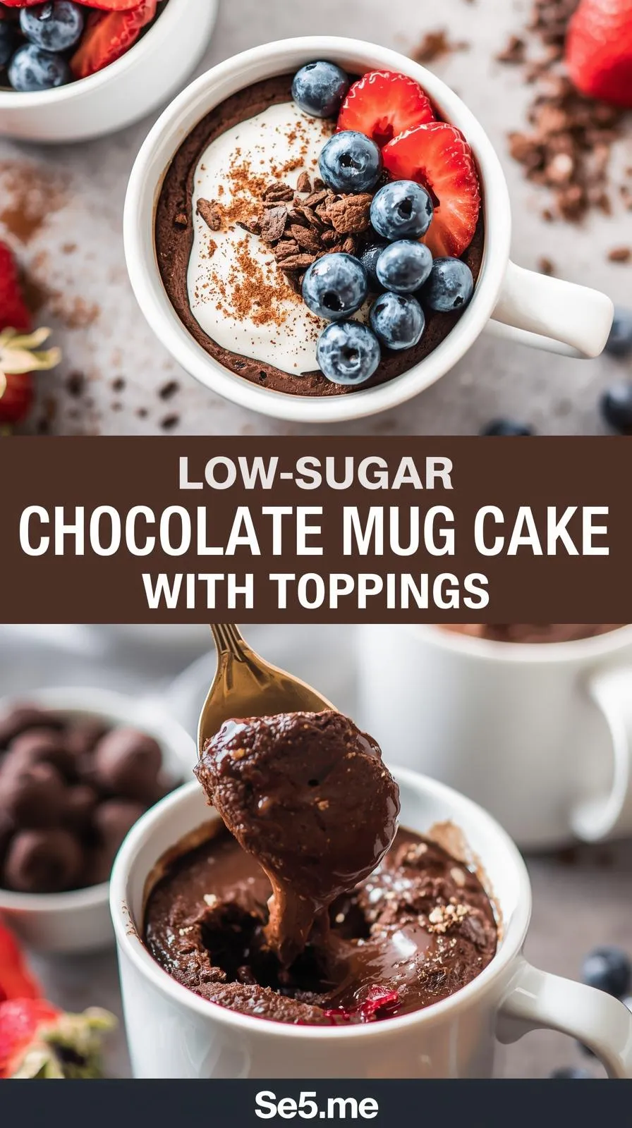 Chocolate Mug Cake (Low-Sugar)