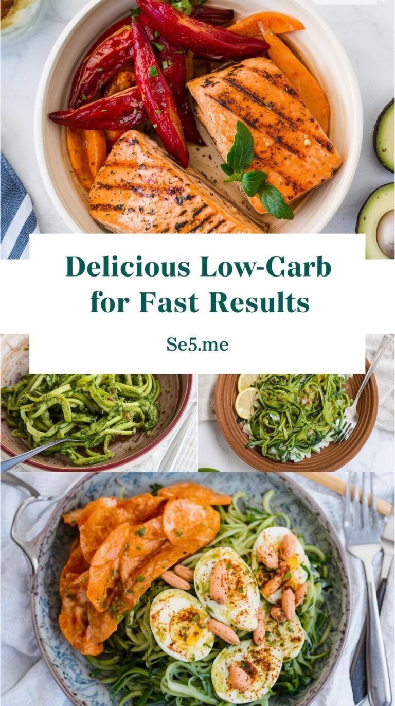 Delicious Low-Carb Recipes for Fast Results